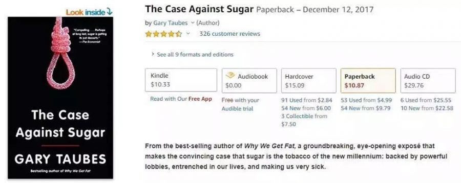 2016 年，他无谓强权，出版了《反对糖的理由》（The Case Against Sugar）